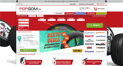 Desktop Screenshot of banden-popgom.be